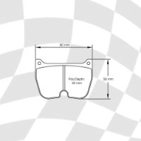 PAGID E2053 RS15 PADS (MDB 1974)