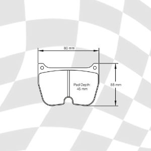 PAGID E2053 RS15 PADS (MDB 1974)