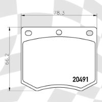 Mintex MGB633 Classic Disc Pads