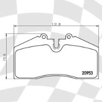 MINTEX 1457 F6R 18.00 RACING PADS