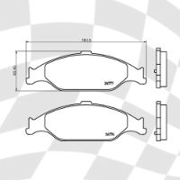 MINTEX MDB2246 STANDARD BRAKE PADS