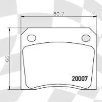 MINTEX 521 F2R 15.50 RACING PADS