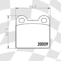 MINTEX 1012 F6R 15.00 RACING PADS