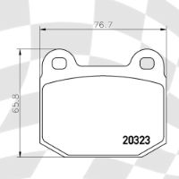 MINTEX MDB1890 M1144 PERFORMANCE PADS