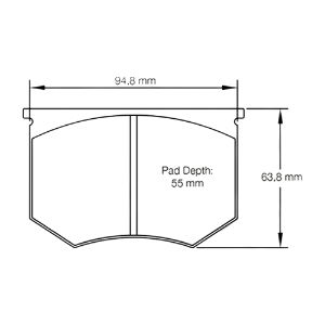 MGB500 Pad Shape