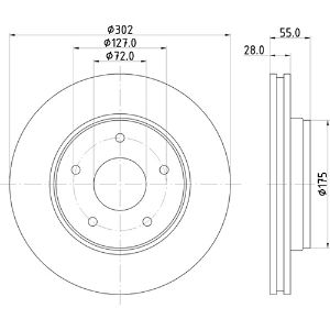 MINTEX MDC2496 STANDARD DISC PAIR