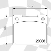 MINTEX MGB533 M1155 RACING PADS