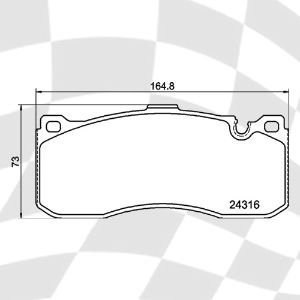 MINTEX MDB2974 STANDARD BRAKE PADS