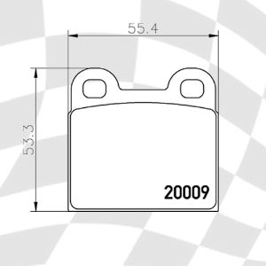 MINTEX MDB1012 M1155 RACING PADS