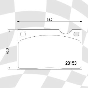 MINTEX MGB576 M1144 PERFORMANCE PADS