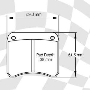 MINTEX MLB19 M1166 RACING PADS