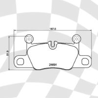 MINTEX MDB3127 STANDARD BRAKE PADS