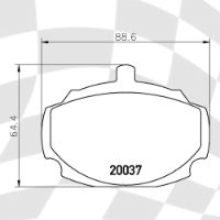 Mintex MLB10 Classic Disc Pads