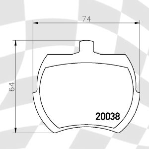 MINTEX MLB37 M1155 RACING PADS