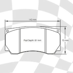 MINTEX 2020 F6R 18.00 RACING PADS