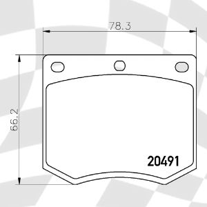 MINTEX 633 F4R 15.10 RACING PADS