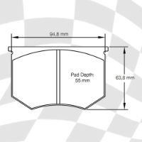 MINTEX MGB500 M1155 RACING PADS