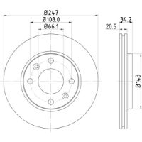 MINTEX MDC532 STD DISCS (PAIR)