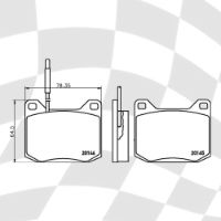 MINTEX MDB1192 STANDARD BRAKE PADS