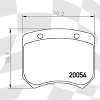 MINTEX MLB20 M1144 PERFORMANCE PADS