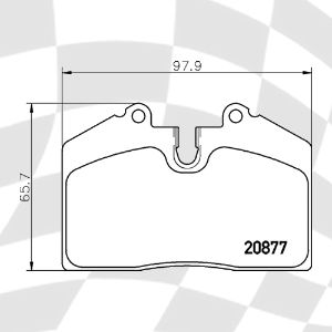 MINTEX MDB1456 M1144 PERFORMANCE PADS *