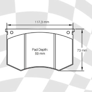 MINTEX 526 F4R 24.00 RACING PADS