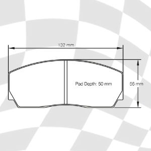 MINTEX 1292 F4R 16.75 RACING PADS