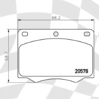 Mintex MGB642 Classic Disc Pads