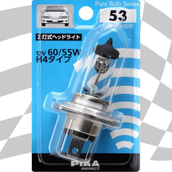 PIAA 80 SERIES REPAIR BULB 3200K H4 X1 60/55W (SINGLE)