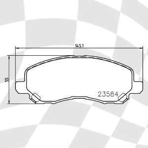 Mintex MDB2134 Classic Disc Pads