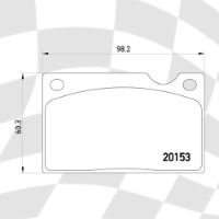 MINTEX MGB576 M1166 RACING PADS