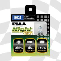 PIAA HE821 80 PRO NIGHT TECH BULB H3 55 = 125W PAIR