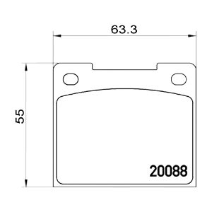 MGB533 Pad Shape